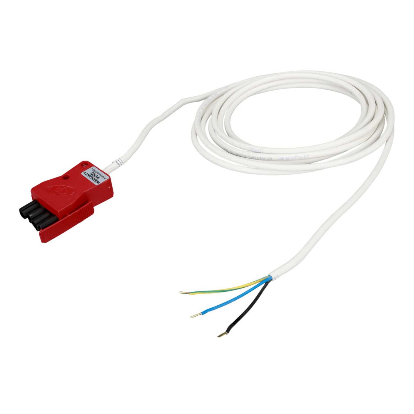 CP Electronics Legrand Vitesse 4 Pole 5m 3 Core Emergency Luminaire Lead Red Plug
