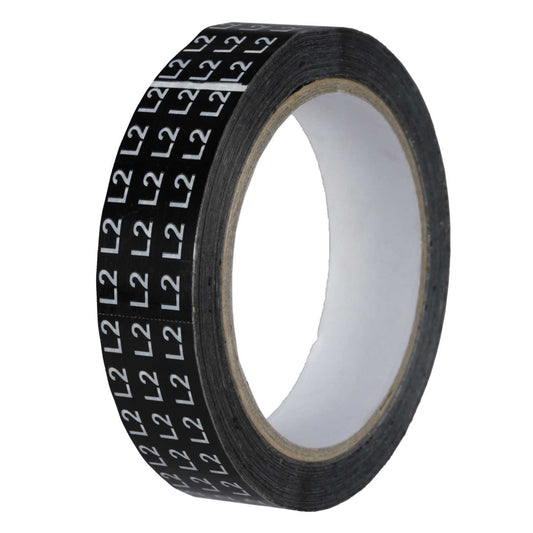 25mm x 33m Cable ID Tape L2 Black