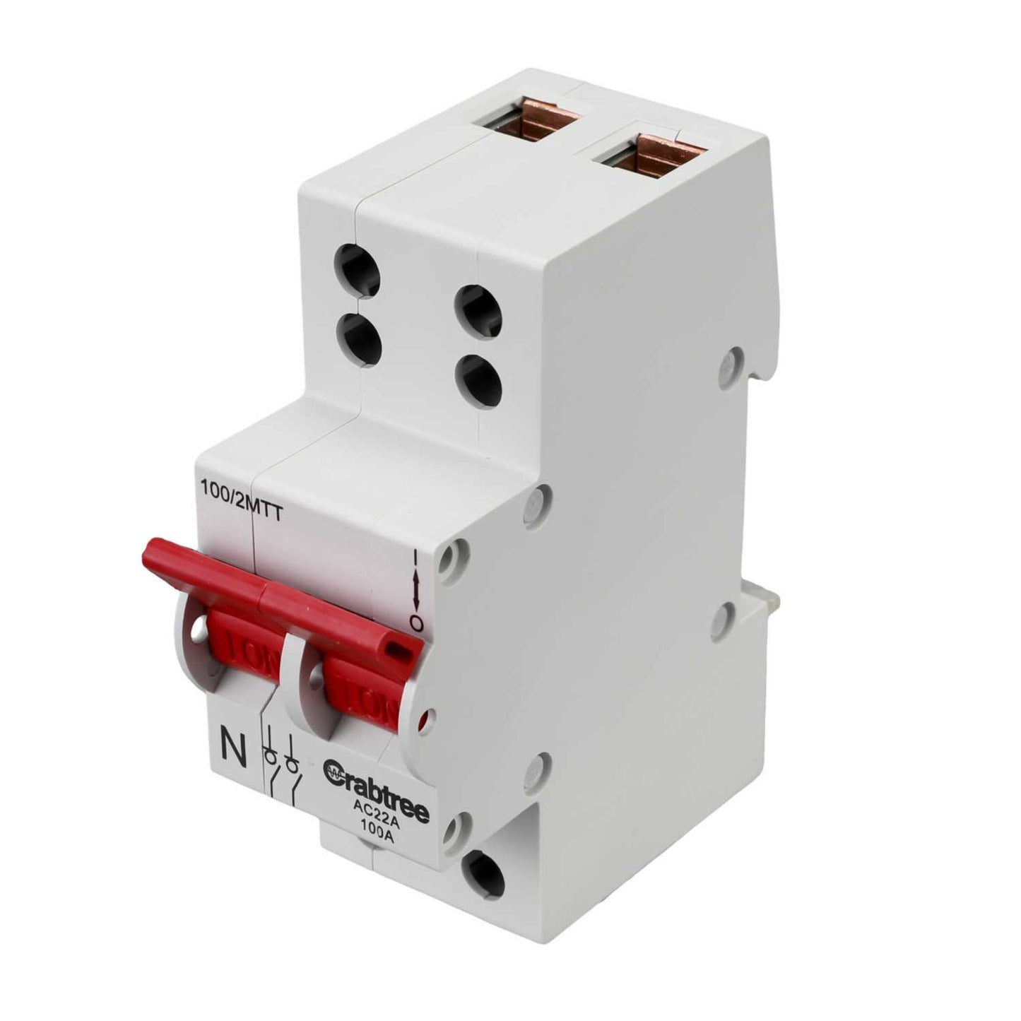 Crabtree Starbreaker 100A DP Twin Terminal Switch Disconnector Isolator