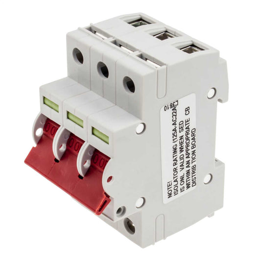 Crabtree Loadstar 125A Triple Pole Switch Disconnector Isolator