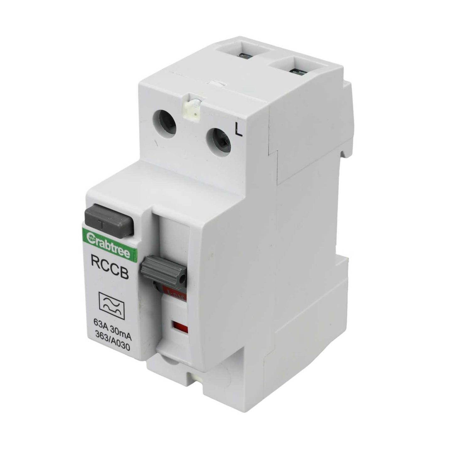 Crabtree Starbreaker 63A Double Pole 30mA Type A RCD