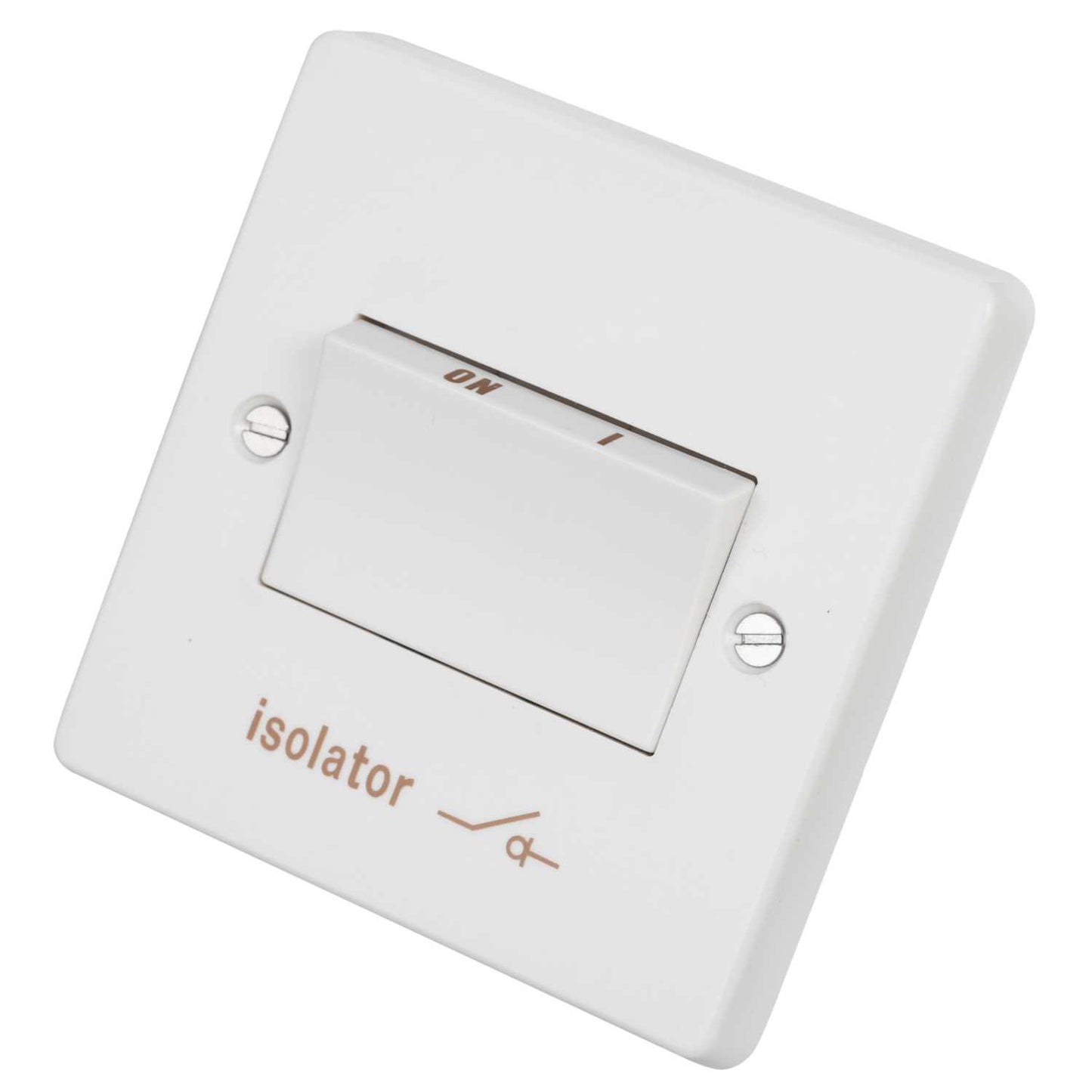 Crabtree 6A Triple Pole Fan Isolator Switch White