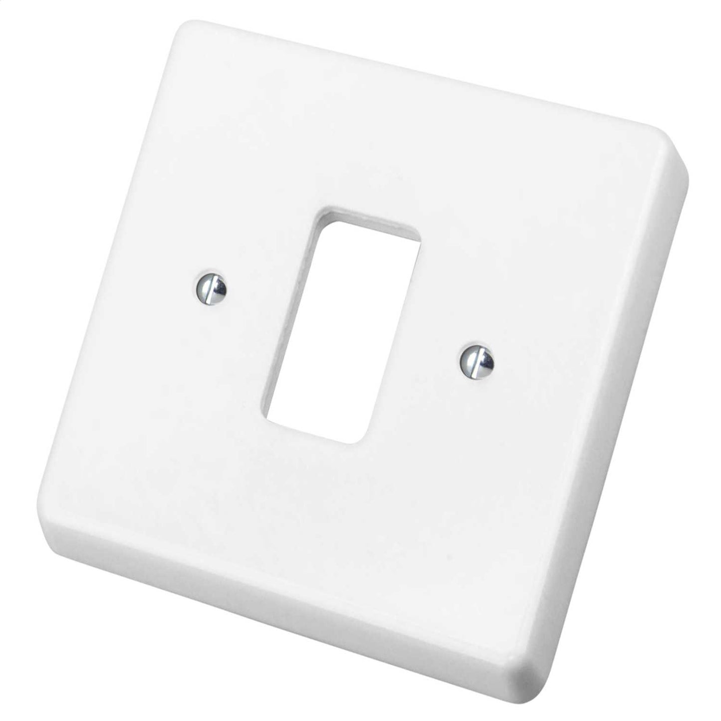 Crabtree 1 Gang Grid Front Plate White