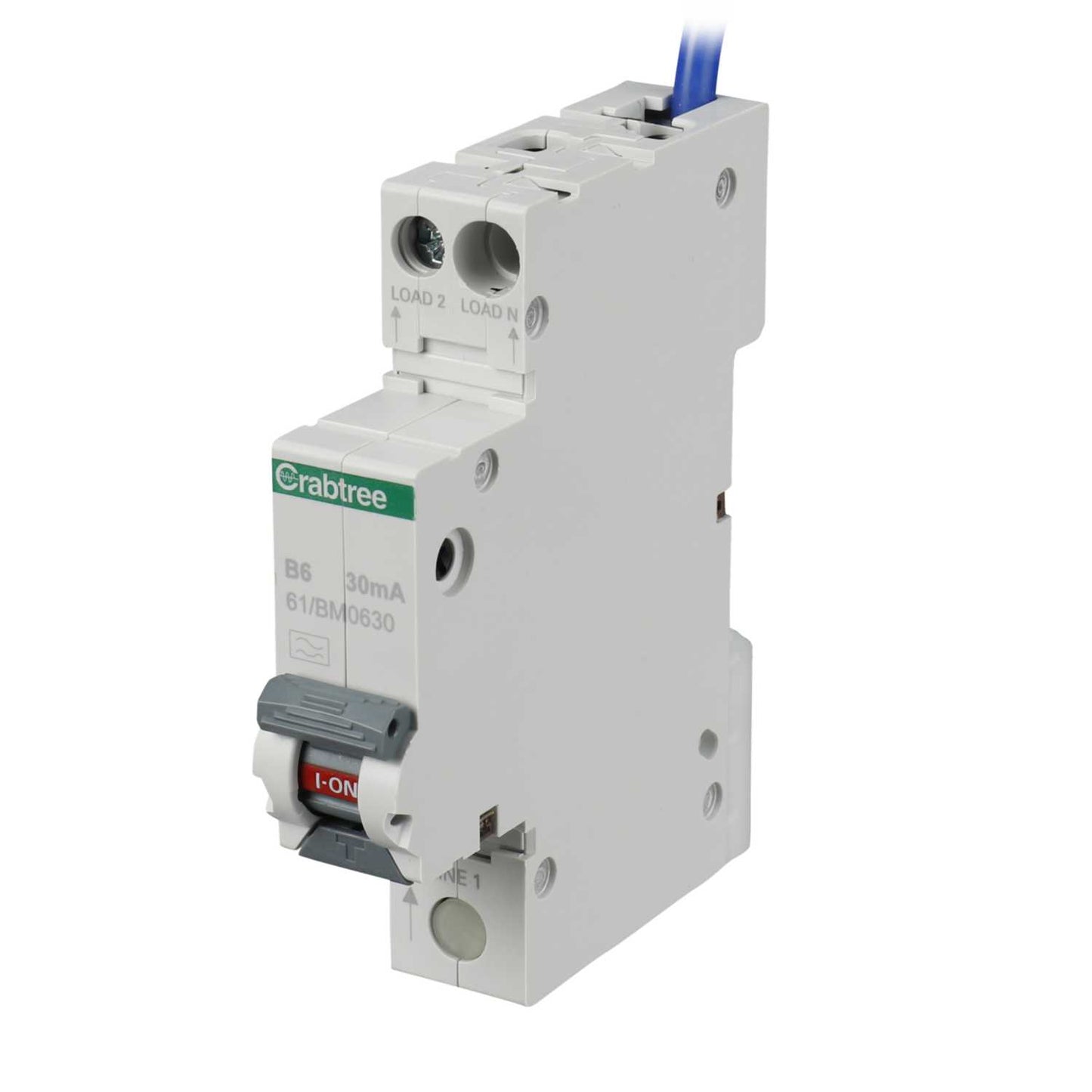 Crabtree Starbreaker 6A 1P+N 1 Module B Curve 6kA 30mA Compact Type A Rcbo