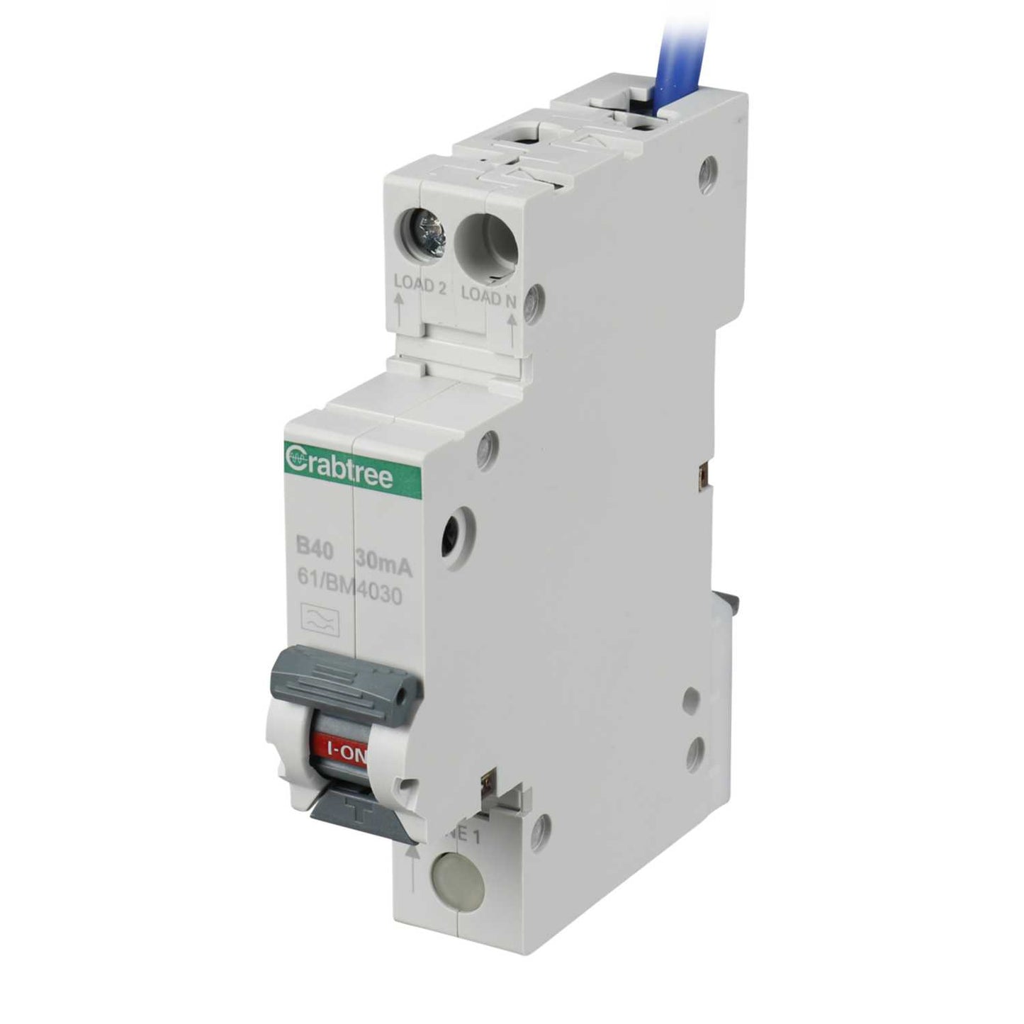 Crabtree Starbreaker 40A 1P+N 1 Module B Curve 6kA 30mA Compact Type A Rcbo
