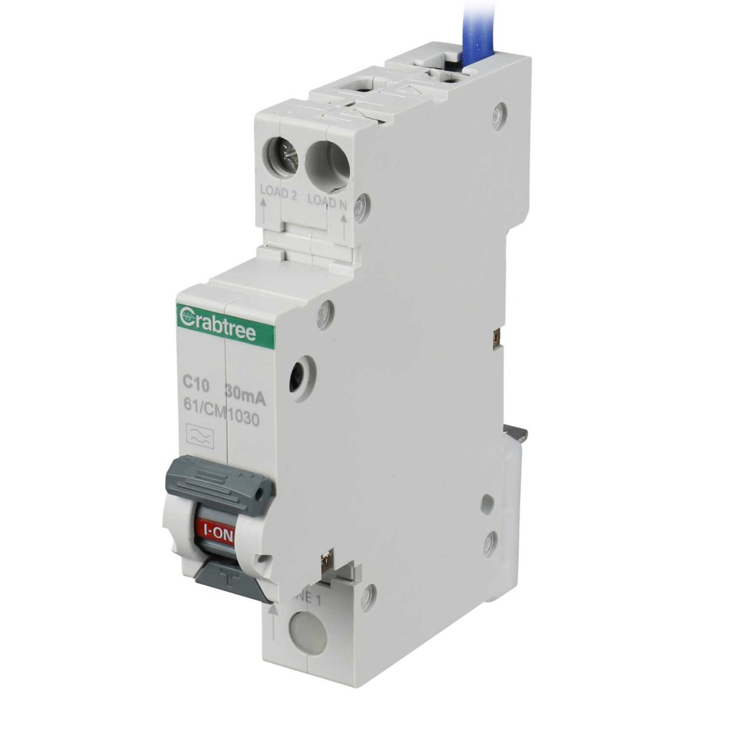 Crabtree Starbreaker 10A 1P+N 1 Module C Curve 6kA 30mA Type A Rcbo