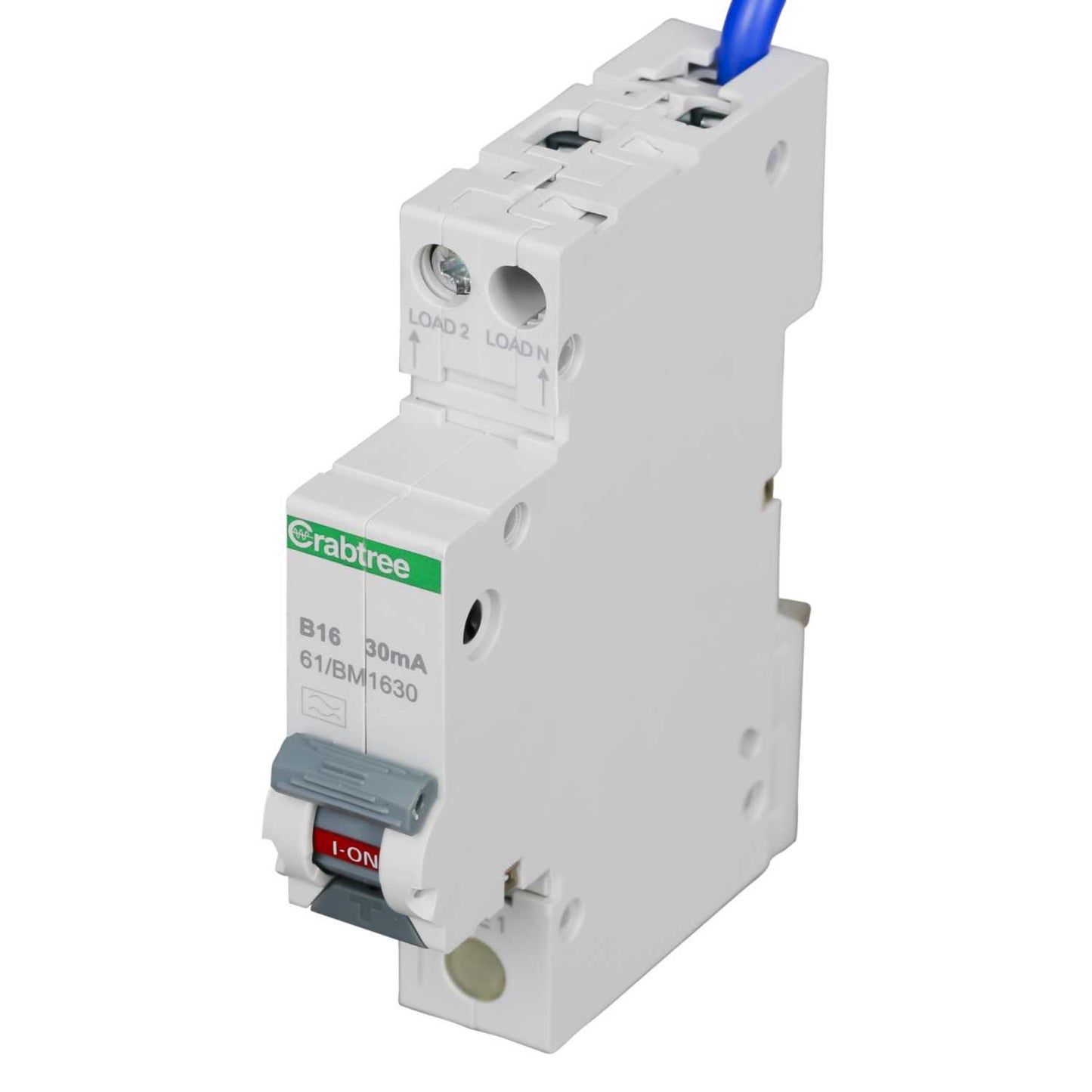 Crabtree Starbreaker 16A 1P+N 1 Module B Curve 6kA 30mA Compact Type A Rcbo