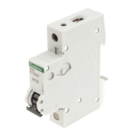 Crabtree Starbreaker 20A Single Pole 6kA B Curve MCB