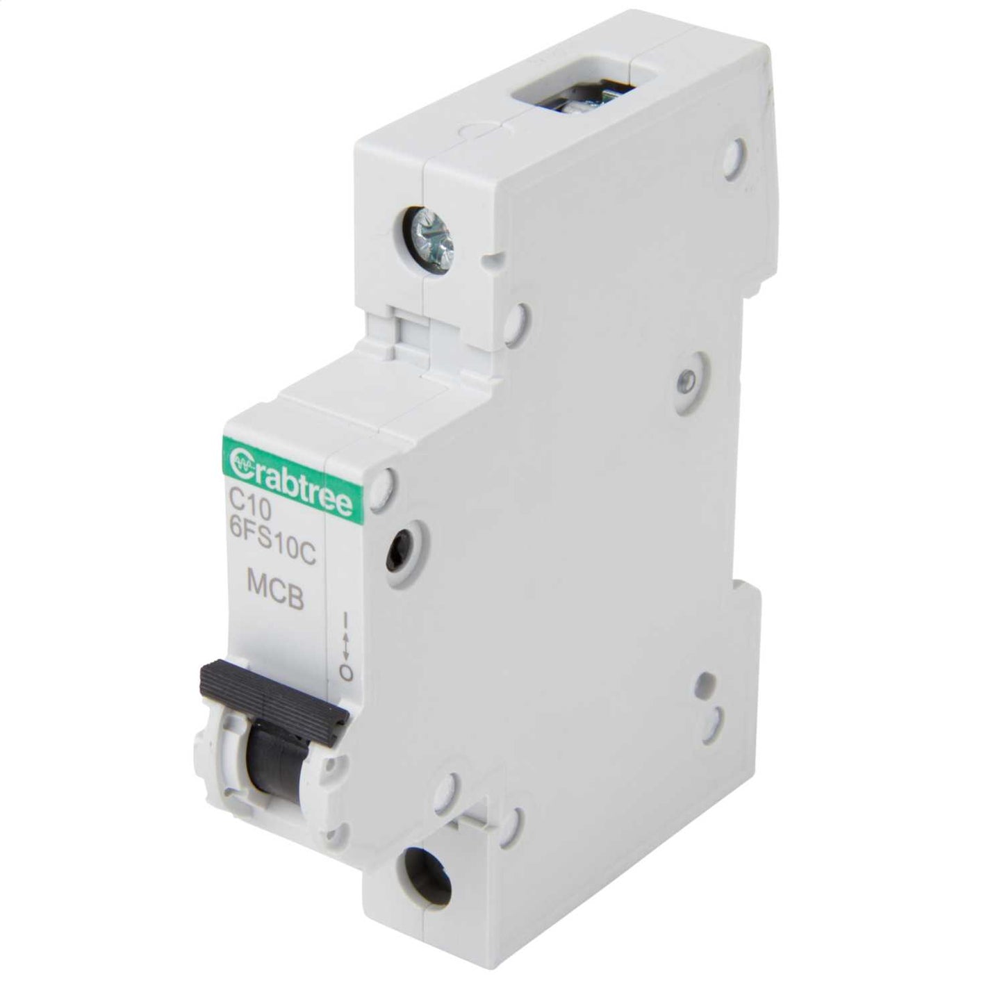 Crabtree Loadstar 6FS 10A Single Pole 6kA C Curve MCB