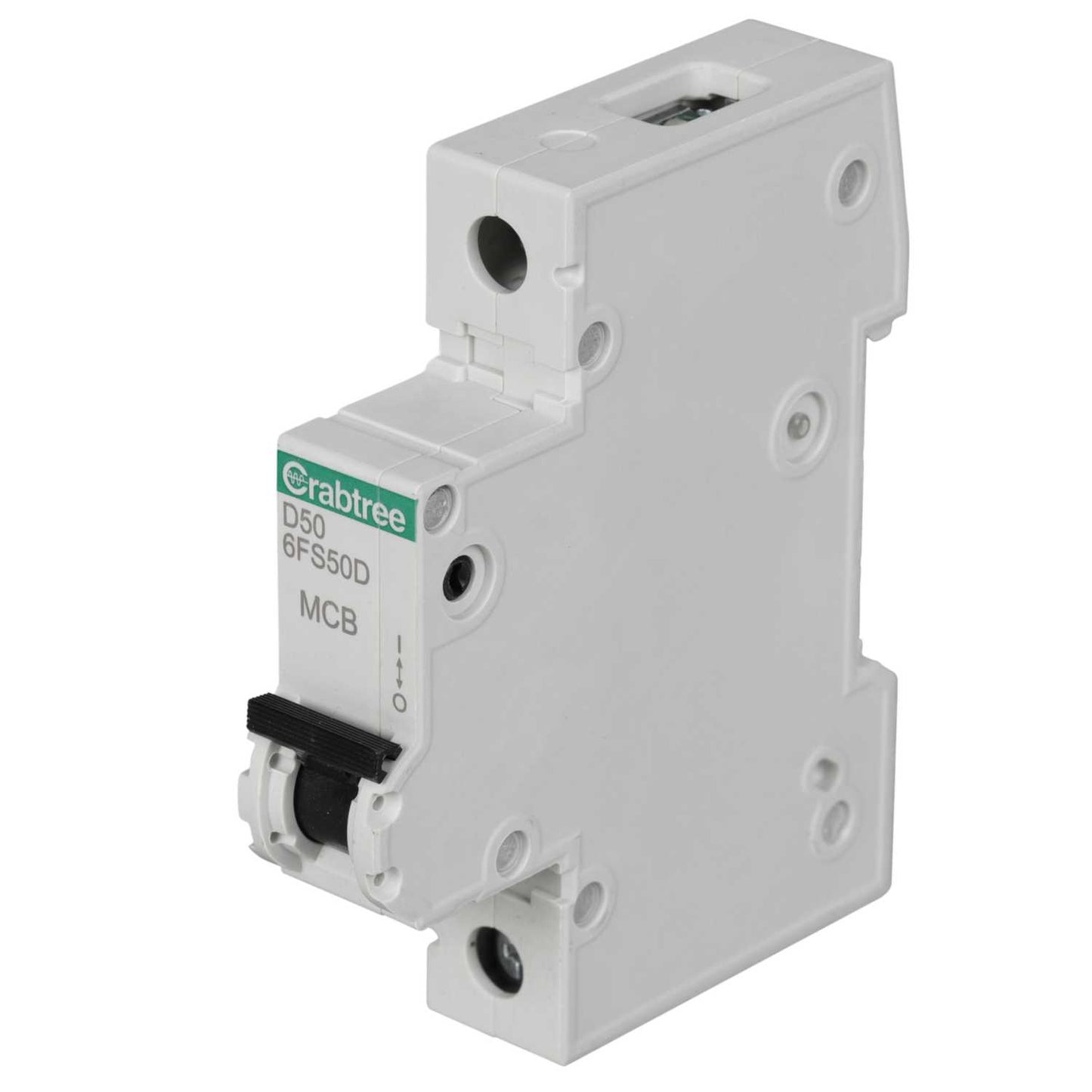 Crabtree Loadstar 6FS 50A Single Pole 6kA D Curve MCB