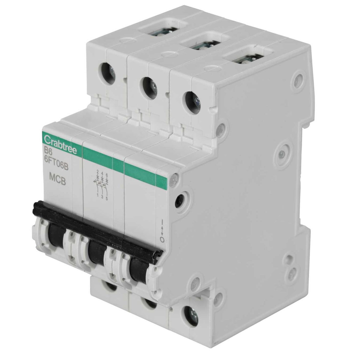 Crabtree Loadstar 6A Triple Pole 6kA B Curve MCB