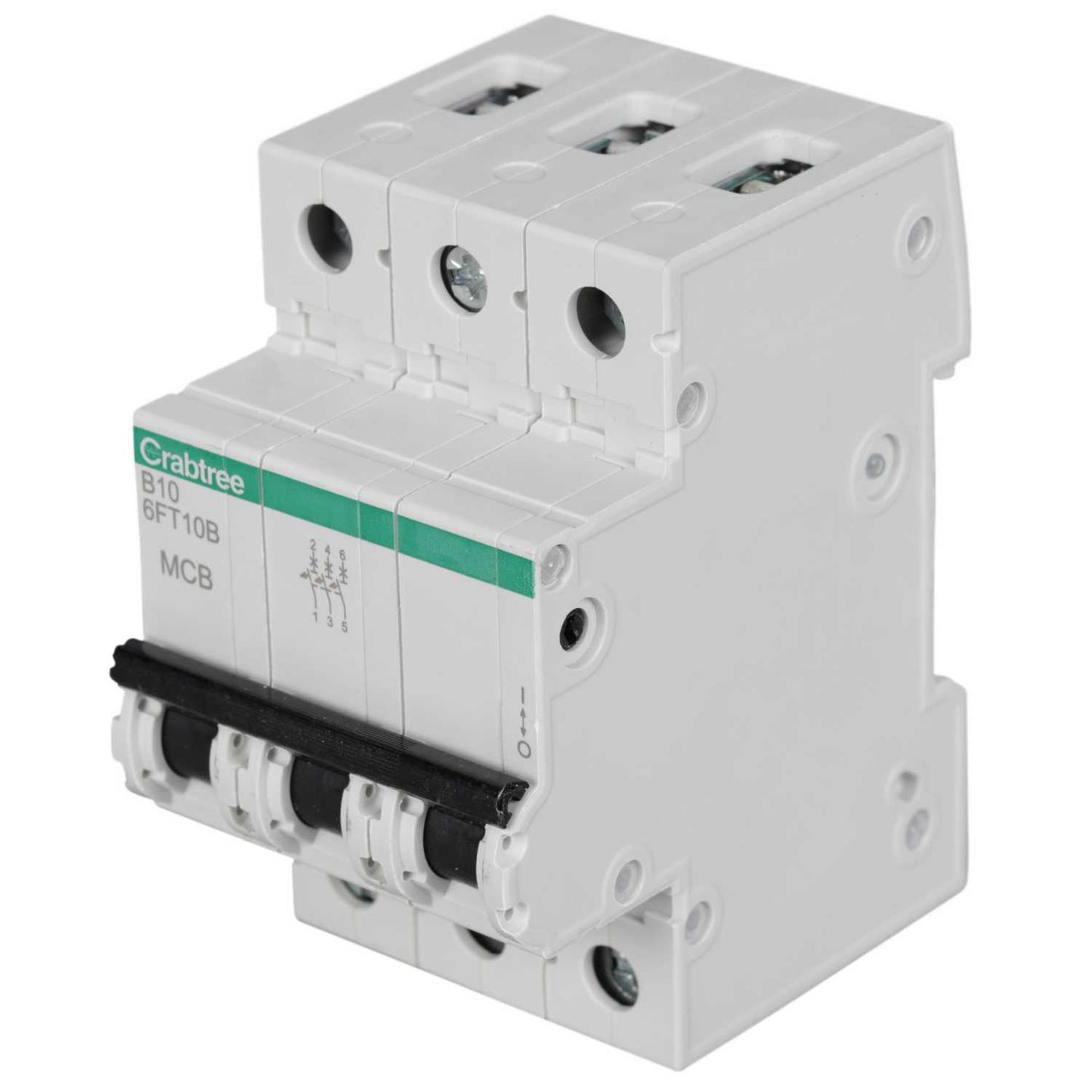 Crabtree Loadstar 10A Triple Pole 6kA B Curve MCB