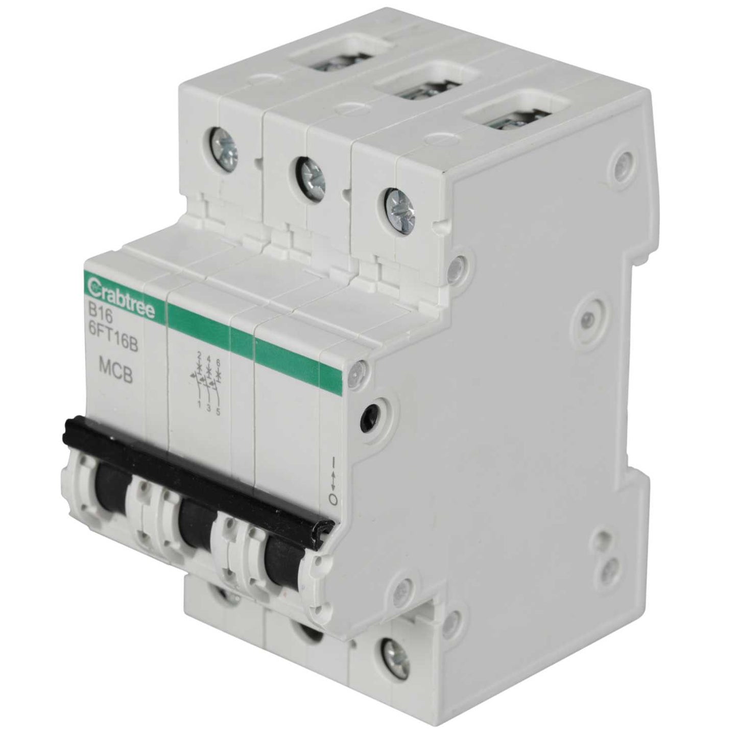 Crabtree Loadstar 16A Triple Pole 6kA B Curve MCB