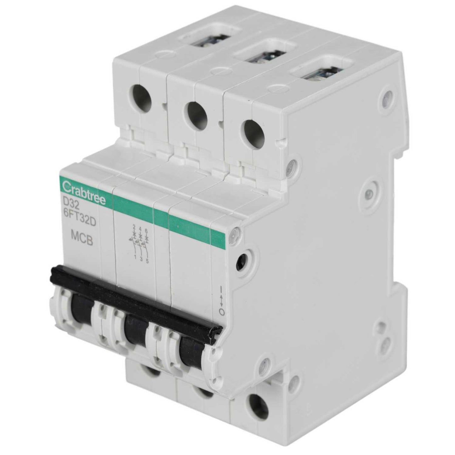Crabtree Loadstar 32A Triple Pole 6kA D Curve MCB