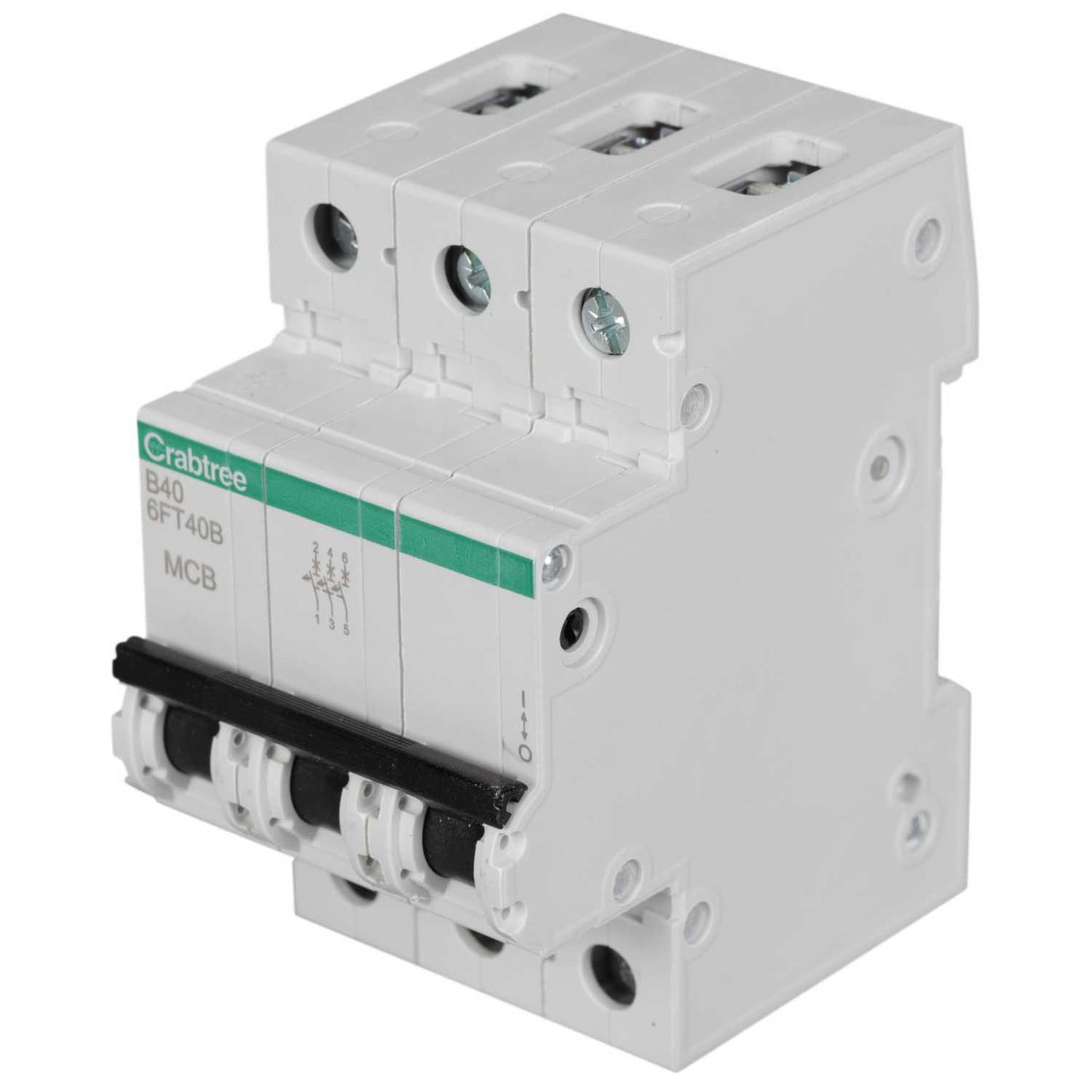 Crabtree Loadstar 40A Triple Pole 6kA B Curve MCB