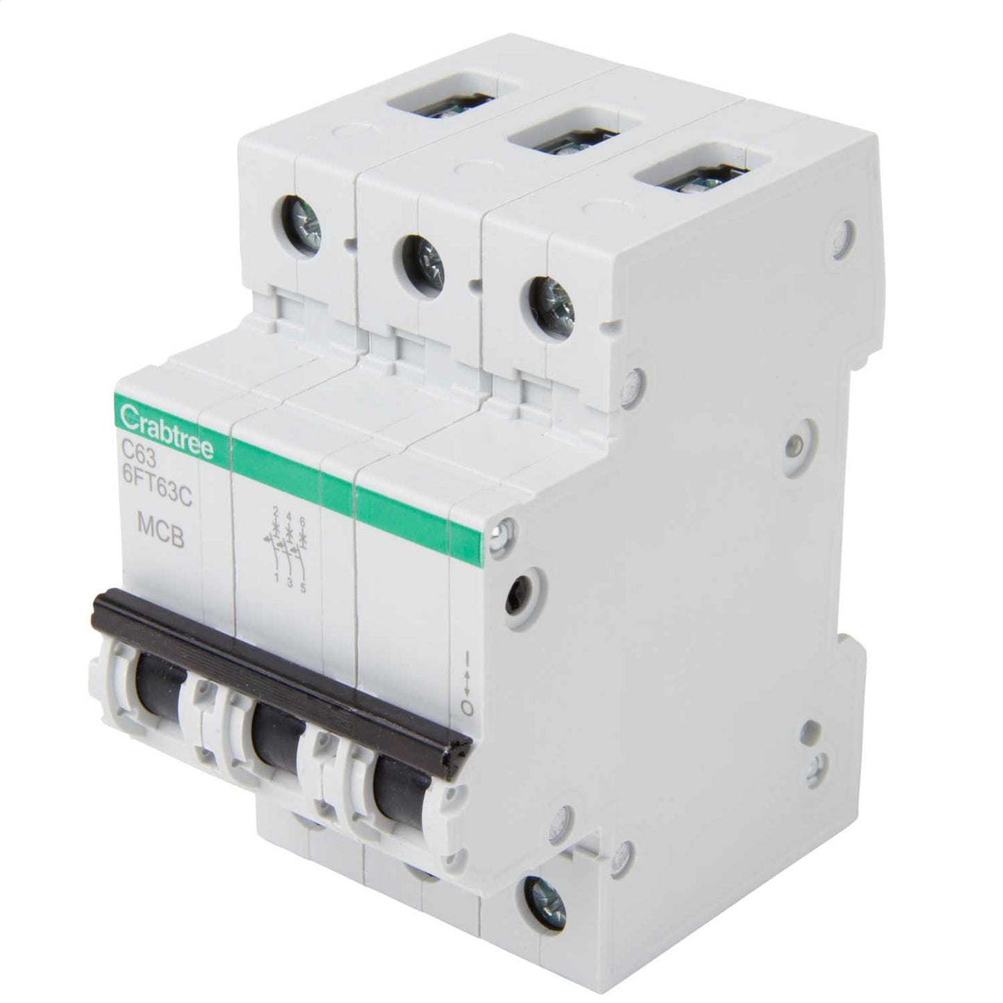 Crabtree Loadstar 63A Triple Pole 6kA C Curve MCB