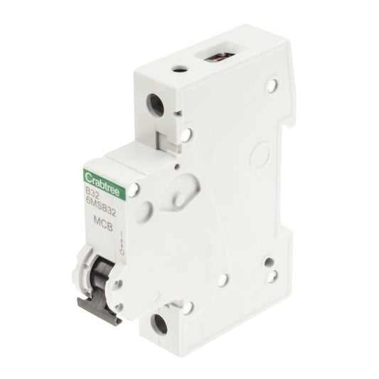 Crabtree Loadstar 6MS 32A Single Pole 6kA B Curve MCB