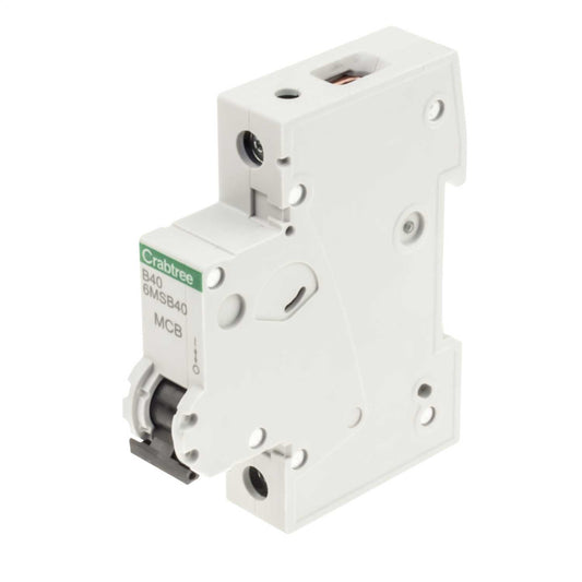 Crabtree Loadstar 6MS 40A Single Pole 6kA B Curve MCB