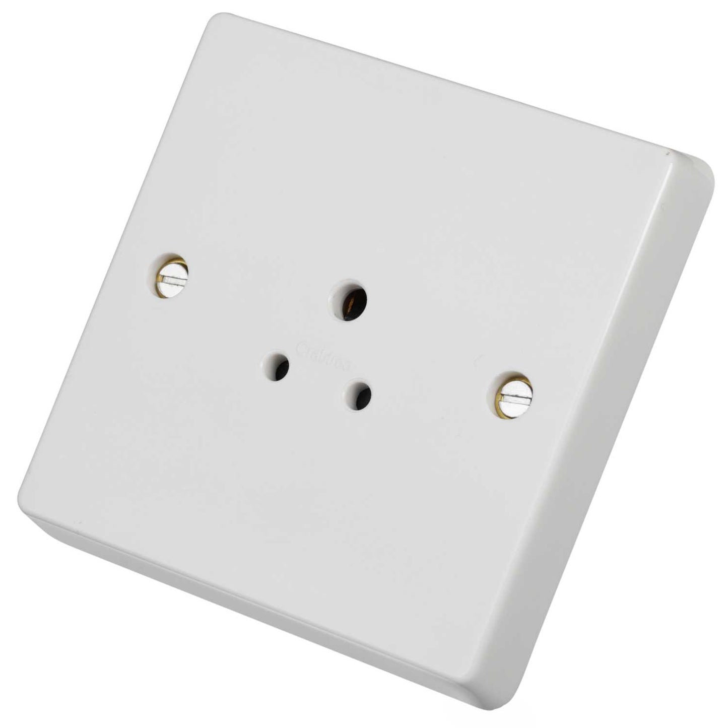 Crabtree 2A 1 Gang Unswitched Shuttered Socket White
