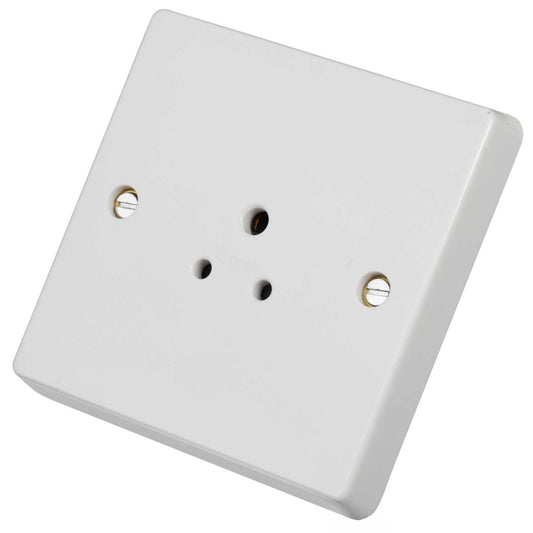 Crabtree 2A 1 Gang Unswitched Shuttered Socket White