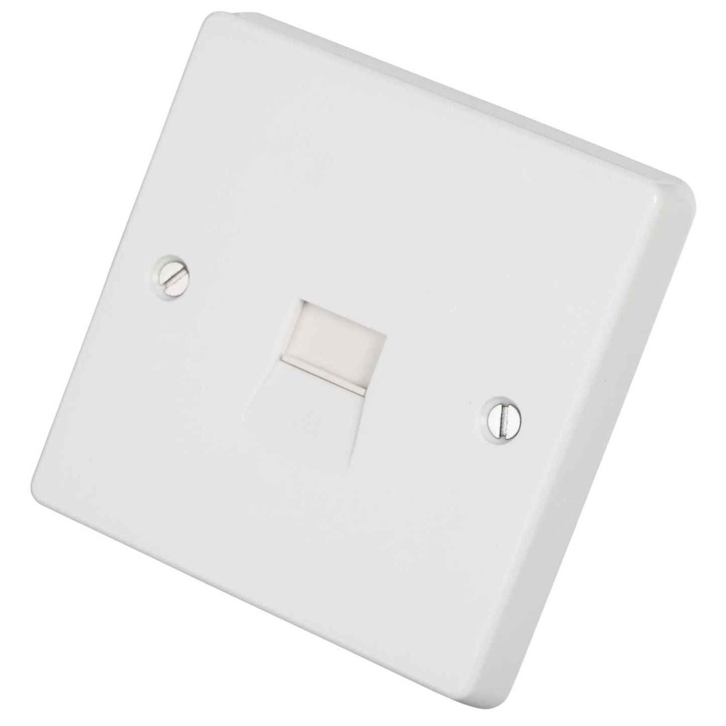 Crabtree 1 Gang Master Telephone Socket White
