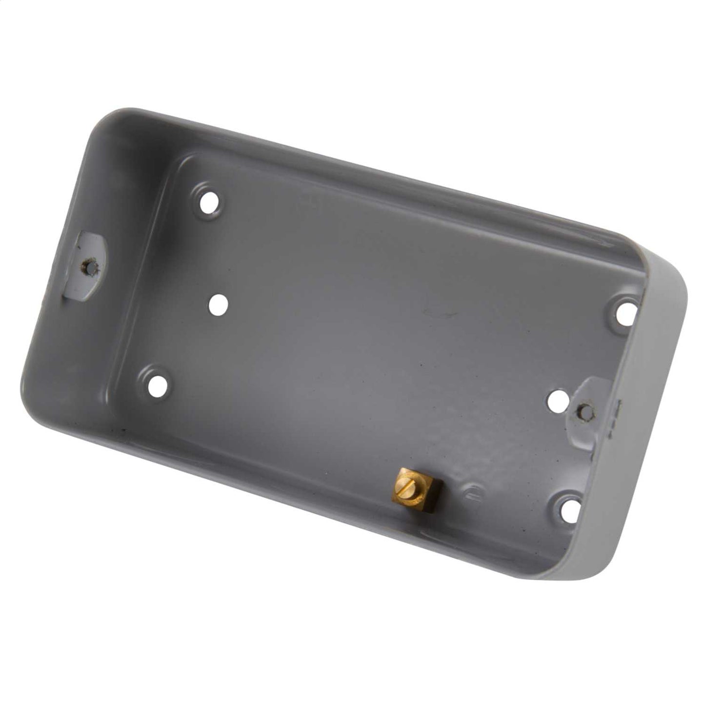 Crabtree 3 and 4 Gang Flush or Surface Metal Back Box with Knockouts