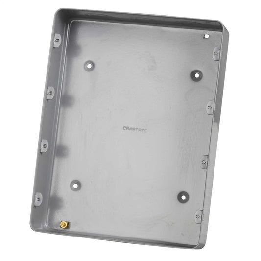 Crabtree 24 Gang Flush or Surface Metal Back Box with Knockouts