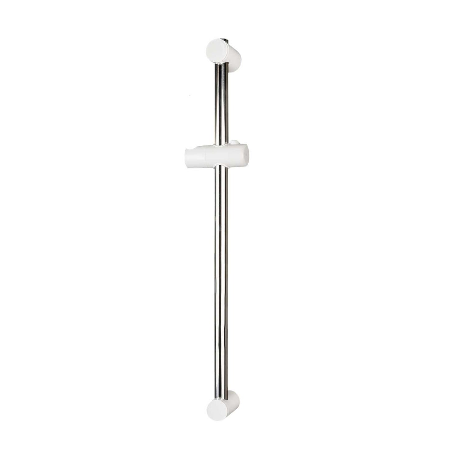 Croydex Riser Rail with Handset Holder White / Chrome