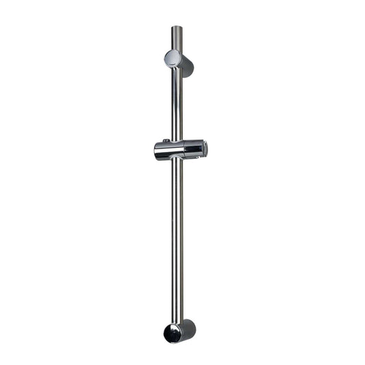 Croydex Riser Rail with Handset Holder Chrome