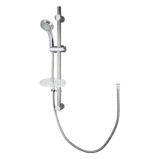 Croydex Five Function Shower Set with Riser Rail Chrome