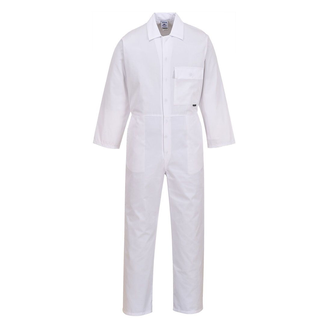 Standard Coverall, L, R, White