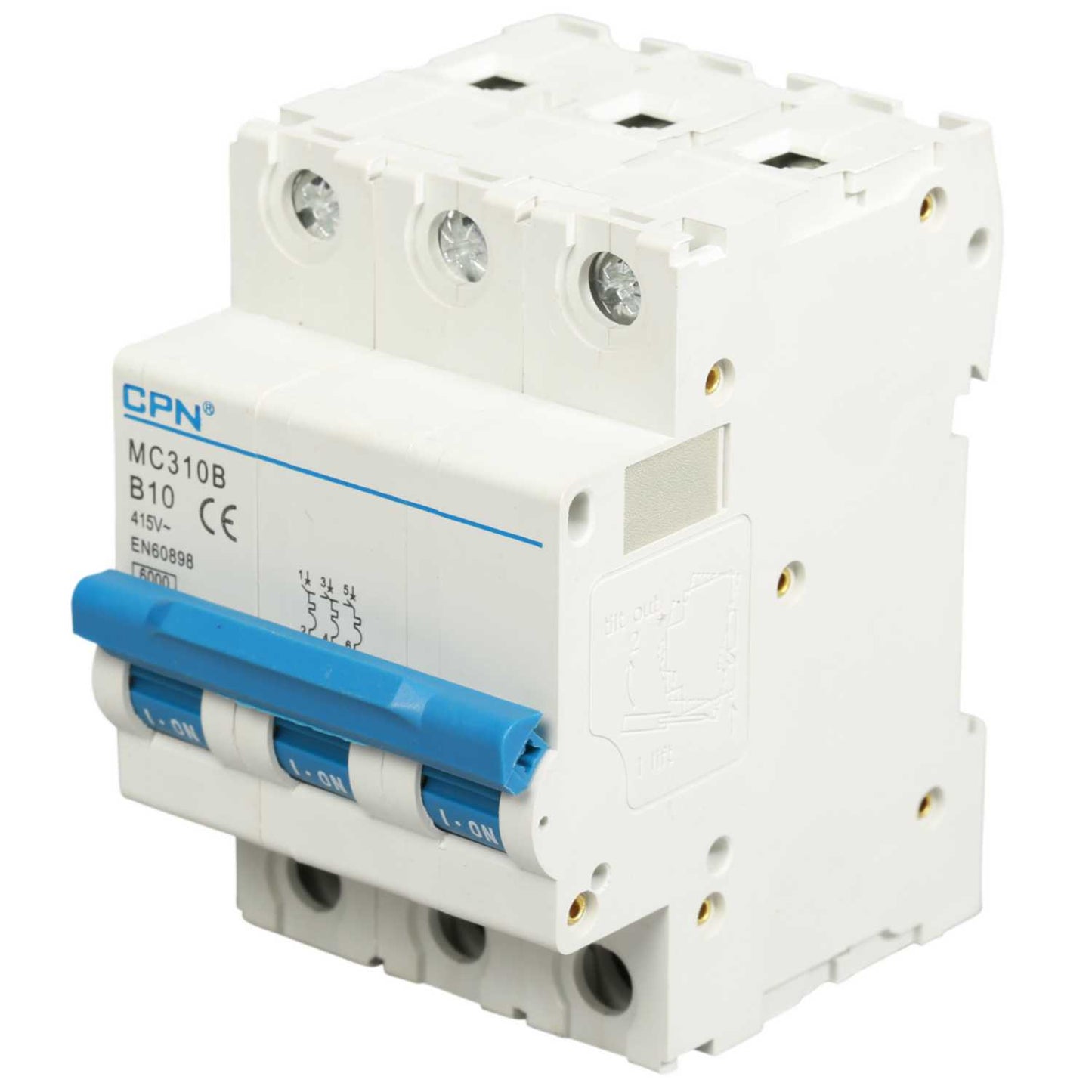 Cudis MC 10A Triple Pole 6kA B Curve MCB
