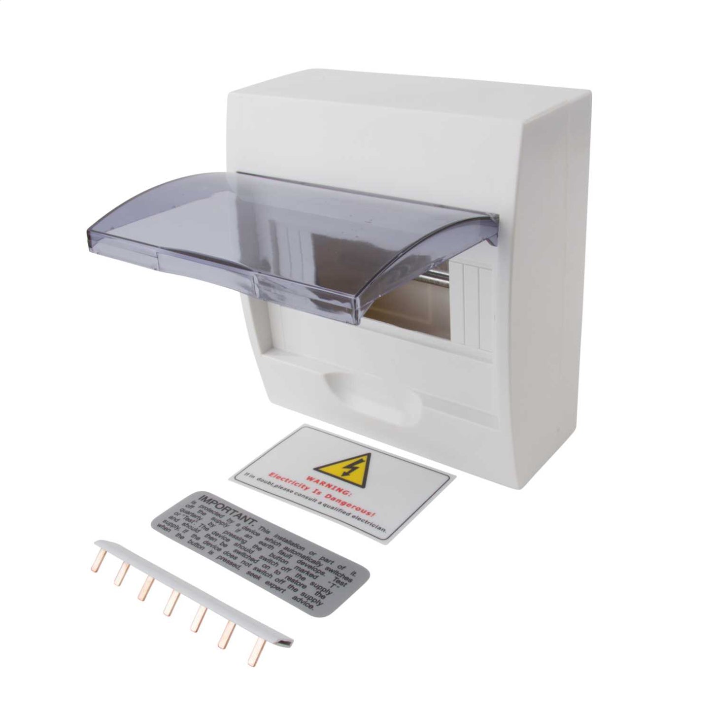 Cudis 8 Way Insulated Enclosure with Cover IP40