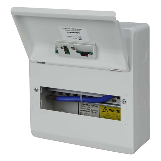 Cudis 10 Way Titan Lumo Metal Clad Consumer Unit (No Incomer)