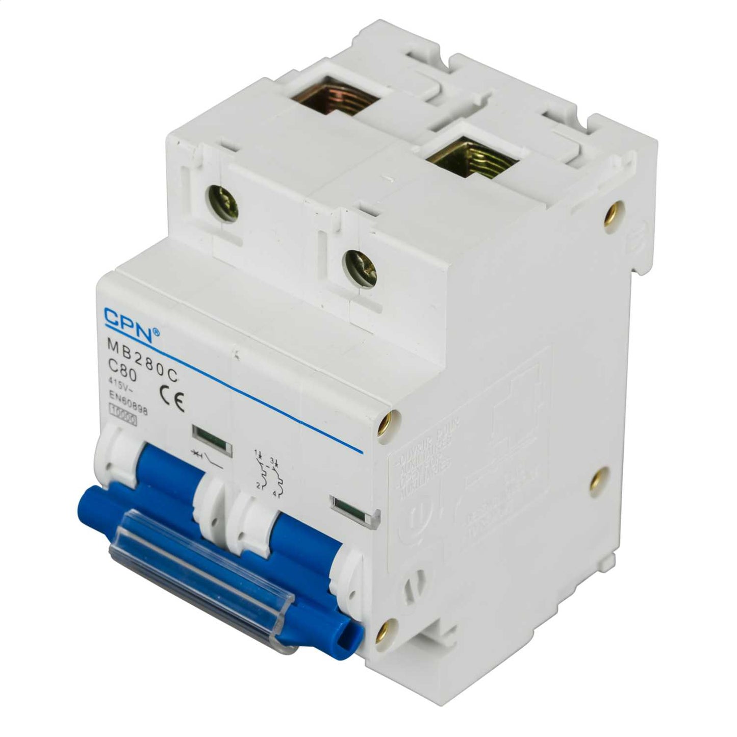 Cudis 80A Double Pole 10kA C Curve MCB