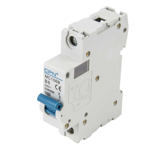 Cudis MC 6A Single Pole 6kA B Curve MCB