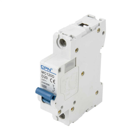 Cudis MC 20A Single Pole 6kA D Curve MCB