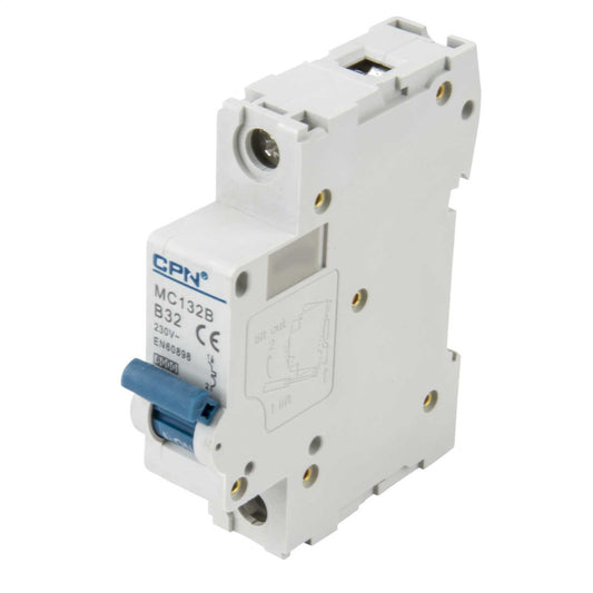 Cudis MC 32A Single Pole 6kA B Curve MCB
