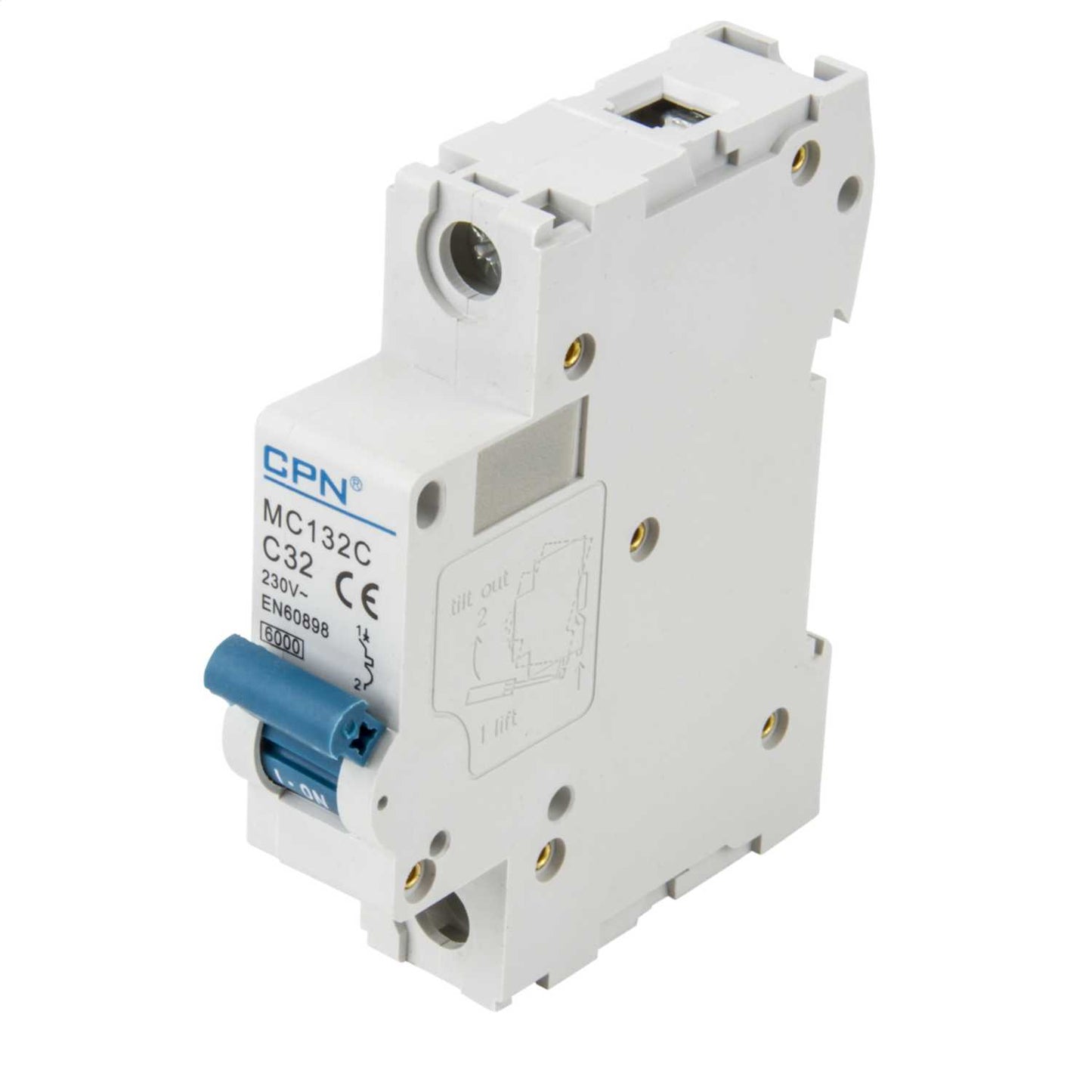 Cudis MC 32A Single Pole 6kA C Curve MCB