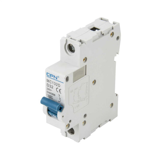 Cudis MC 32A Single Pole 6kA D Curve MCB