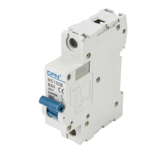 Cudis MC 50A Single Pole 6kA B Curve MCB