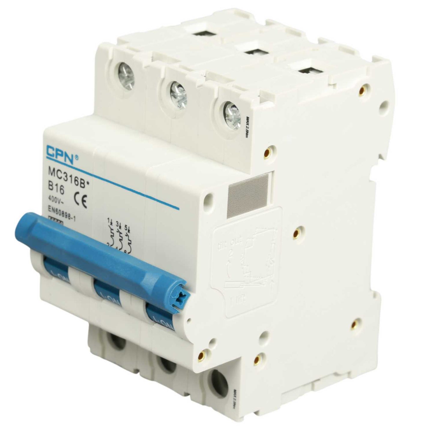 Cudis MC 16A Triple Pole 6kA B Curve MCB