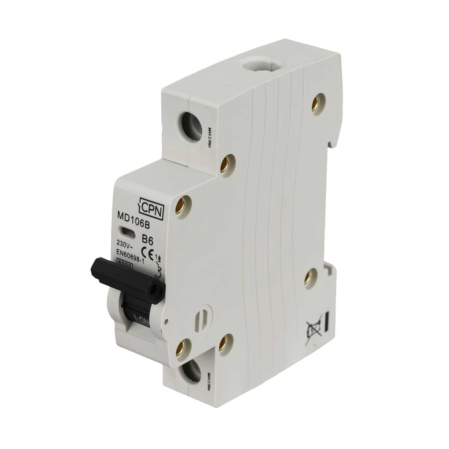 Cudis MD 6A Single Pole 6kA B Curve MCB