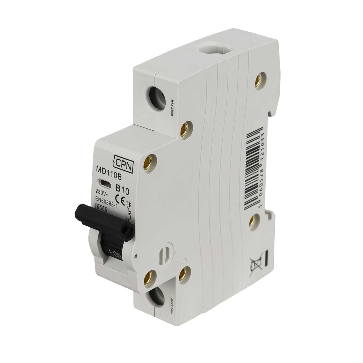 Cudis MD 10A Single Pole 6kA B Curve MCB