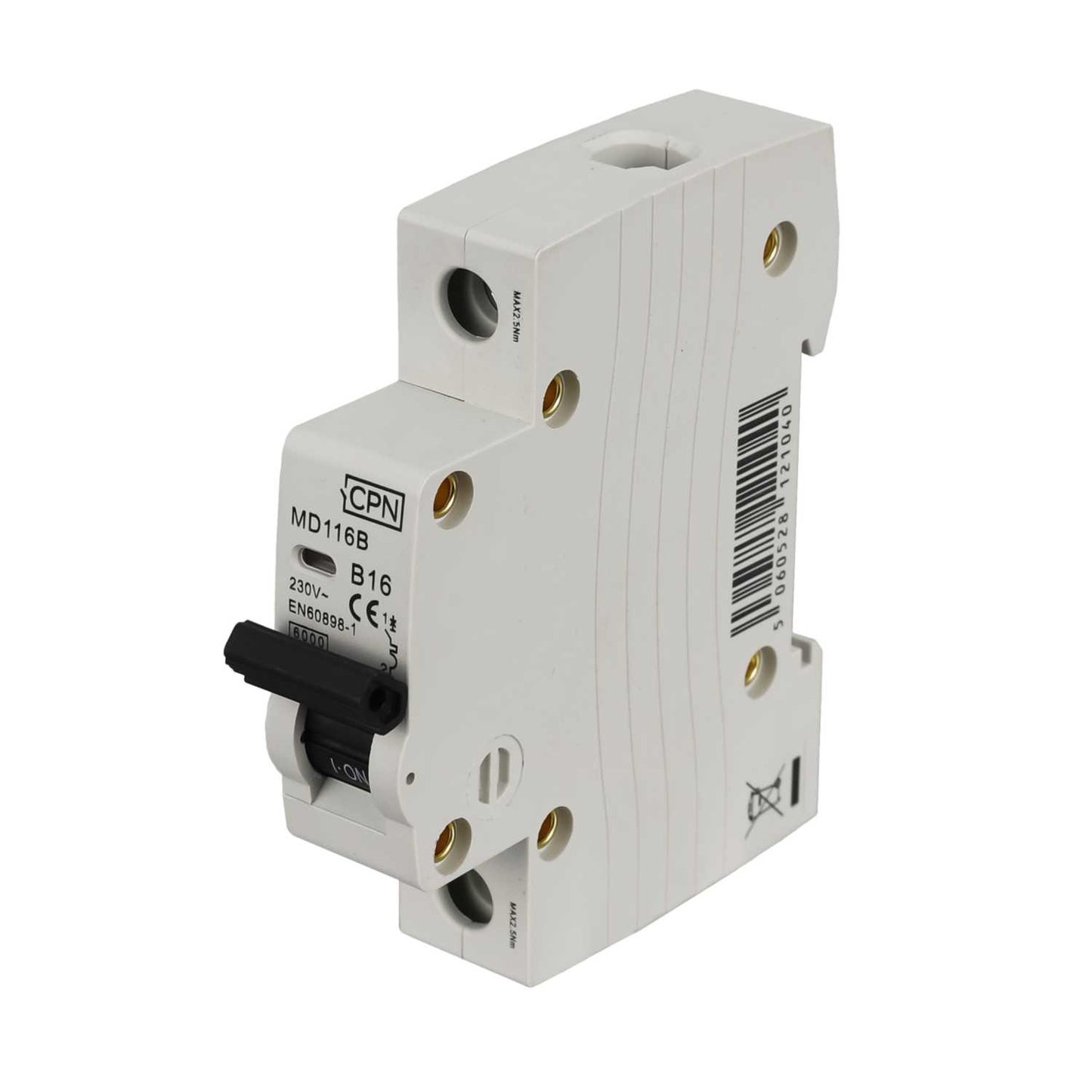 Cudis MD 16A Single Pole 6kA B Curve MCB