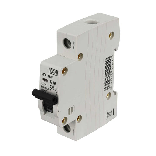 Cudis MD 16A Single Pole 6kA B Curve MCB