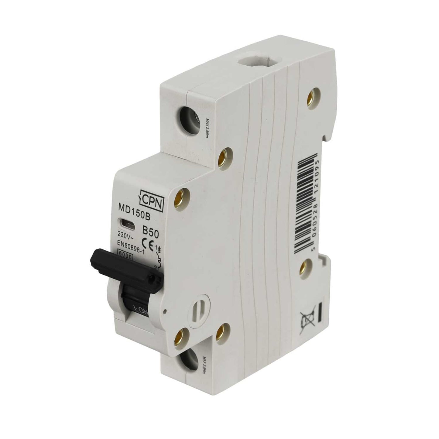 Cudis MD 50A Single Pole 4.5kA B Curve MCB