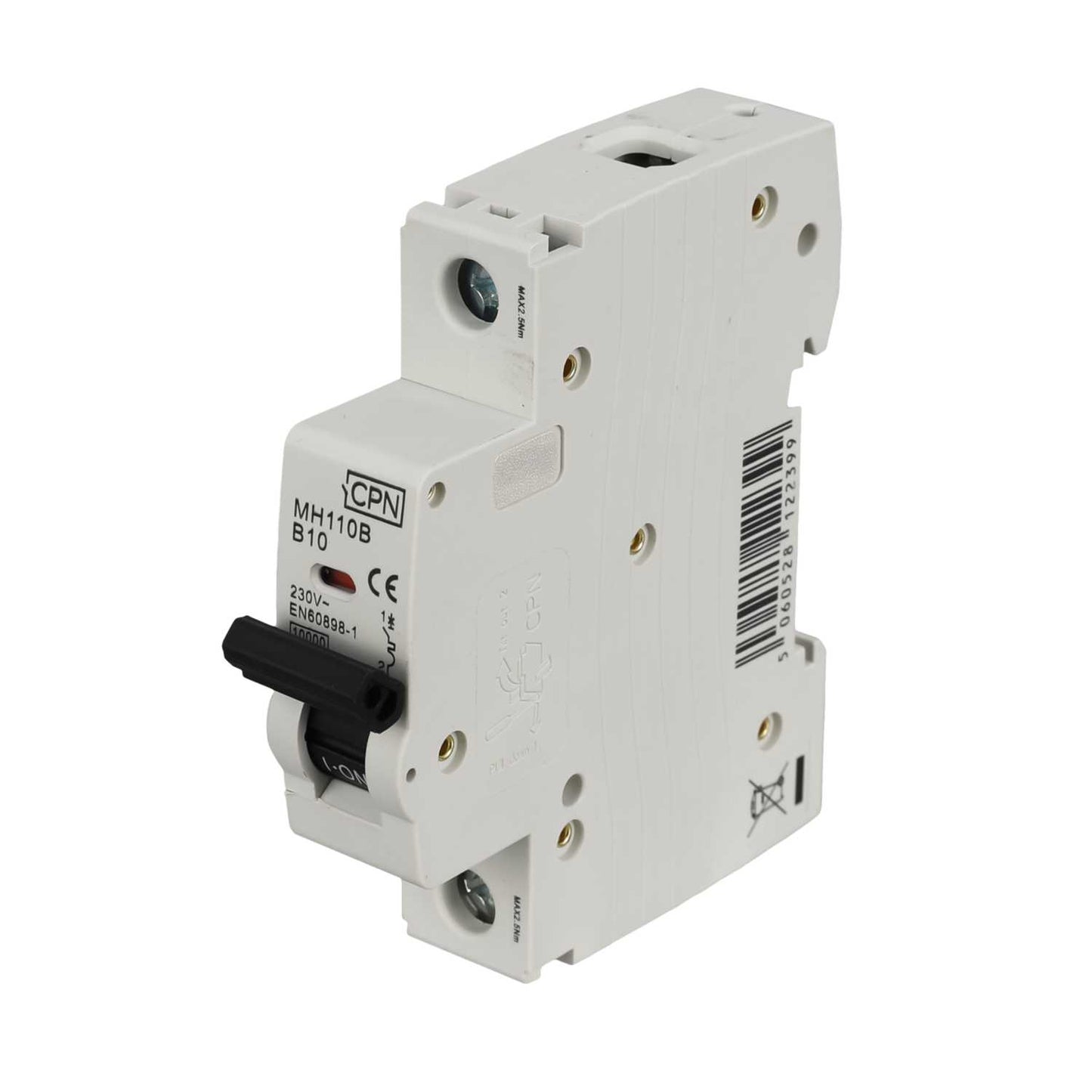 Cudis 10A Single Pole 10kA B Curve MCB
