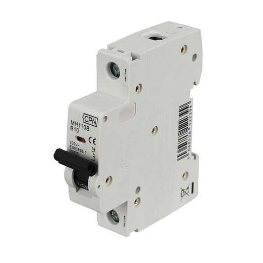 Cudis 10A Single Pole 10kA B Curve MCB