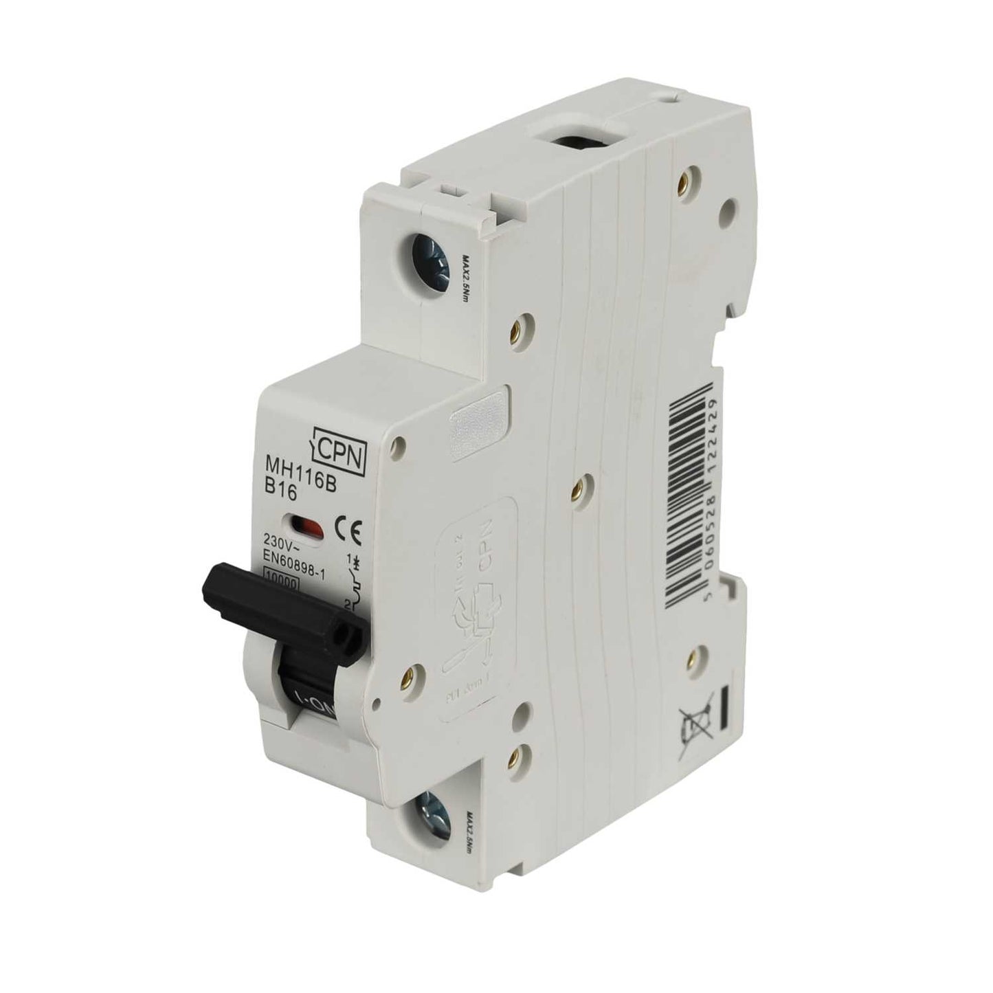 Cudis 16A Single Pole 10kA B Curve MCB